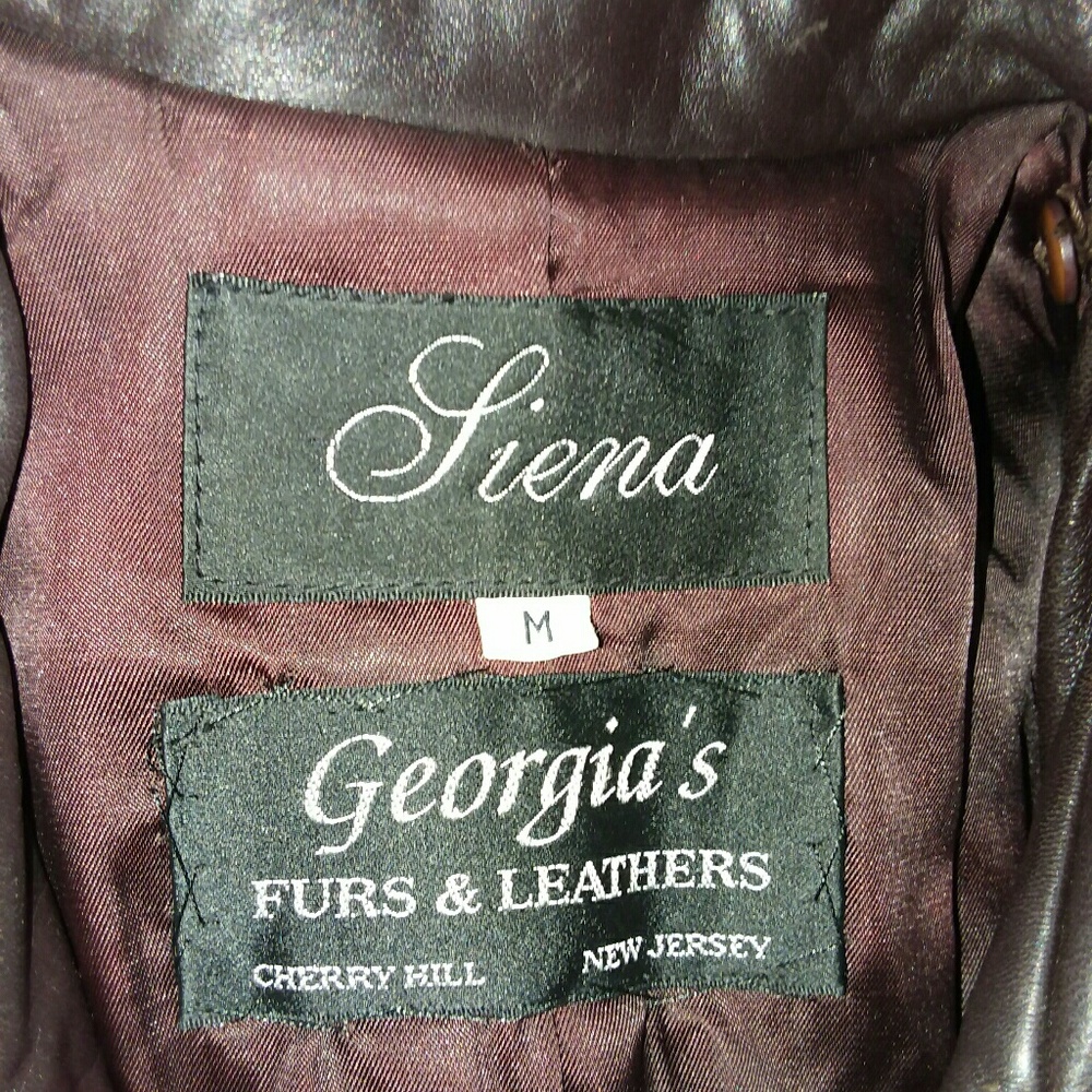 Mens leather duster lether coat